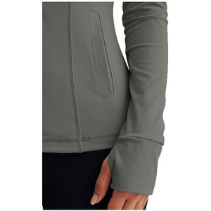 Chaqueta de Yoga de cintura alta para mujer de última moda al por mayor, chaqueta de Yoga de secado rápido y suave de calidad superior con precio barato - Product Image 5