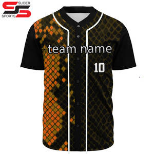 Uniformes de Béisbol al por Mayor, Ropa Deportiva de Béisbol, Logotipo Impreso por Sublimación, Número Personalizado, Jersey de Béisbol para Hombre - Product Image 4