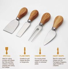 Mini cuchillo de Copenhague para todo tipo de queso, rebanador de queso multifuncional, rebanador de mano, cuchillo de queso de acero inoxidable - Product Image 5