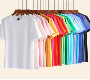 Camiseta Personalizada 2025, 100% Algodón, Cuello Redondo, Estilo Ringer, Alta Calidad, Gruesa, Lisa, Impresión Serigráfica, Camisetas para Hombre - Product Image 1