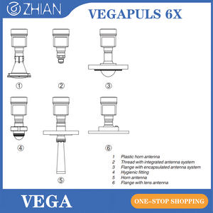 Sensor Di Misura Di Livello Senza Contacto Por Liquidi E Solidi VEGA Tedesco Misuratore Di Livello radar VEGAPULS 6X - Product Image 5