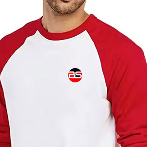 เสื้อยืดแขนยาวพิมพ์ลายแฟชั่นสำหรับผู้ชาย ผลิตจากโพลีเอสเตอร์และผ้าฝ้าย ขนาดสั่งทำได้ MOQ ต่ำ ทรงหลวม - Product Image 6