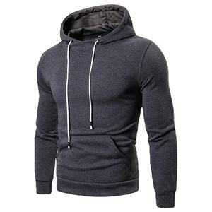 Pull-over personnalisé pour hommes sweatshirts à capuche unisexes coupe régulière impression numérique écologique 100% coton en vrac grande taille pour l'hiver - Product Image 4