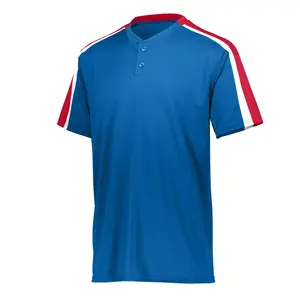 Sublimación personalizada Jersey de béisbol Ropa de entrenamiento Lisa Ropa deportiva Camisa de uniforme de béisbol - Product Image 2