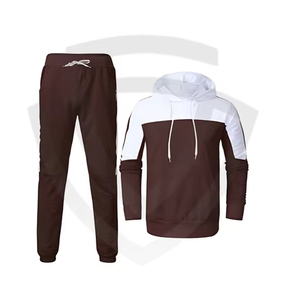 High Quality Unisex Solid <b>Tracksuit</b> Comfortable Breathable Hooded Sets Latest Design Autumn 100% Cotton Lightweight Anti-static - Product Image 1