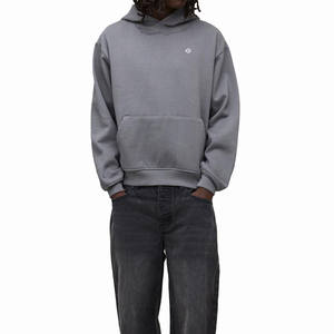 Sudadera con Capucha de Felpa de Algodón con Estampado Gráfico en la Espalda, 440 GSM, Corte Holgado para Hombre, con Estampado Personalizado y Bordado, Etiqueta Privada OEM - Product Image 1