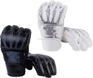 MMA Gloves High Quality PU Leather Gloves for Kids Daily Use Training Sparring Boxing Hand Grips Touchscreen Compatible Made PU - Product Image 1