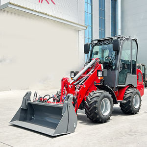 हॉट बिक्री 2300 किलोग्राम हाइड्रोलिक यूरो मिनी फ्रंट लोडर बजट छोटे व्हील लोडर बजट छोटे व्हील लोडर 4x4 ट्रैक ड्राइव डीजल इंजन - Product Image 1