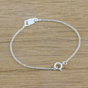 Design minimaliste en argent Sterling éléphant pendentif Bracelet bijoux chrétiens à la mode pour elle pour cadeau prix de gros en vrac - Product Image 5