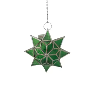 Argenterie Ornements d'étoiles de Noël pour boules de sapin de Noël Ornements X-Mas Décorations suspendues Festival au design exclusif - Product Image 4