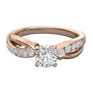 แหวนทองคำแท้ 14K ประดับเพชรทรงกลมเจียระไนแบบบริลเลียนท์ ได้รับการรับรองจาก IGI สำหรับผู้หญิง สไตล์ยุโรป-อเมริกัน เหมาะสำหรับเป็นของขวัญงานหมั้น งานแต่งงาน หรืองานเลี้ยง - Product Image 4