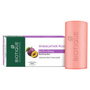 Biotique Himalayan Plum Solid <b>Soap</b> Bar 150g for All Skin Type - Product Image 1