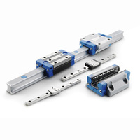 Rail de guidage linéaire de précision Hiwin HGH20, bloc de guidage linéaire haute rigidité HRC62 en acier chromé pour équipement d'automatisation de machines CNC