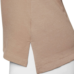 Polo d'été pour hommes-Nouveau haut respirant en maille jacquard de bambou à revers en soie glacée de couleur unie pour le golf Design simple - Product Image 5