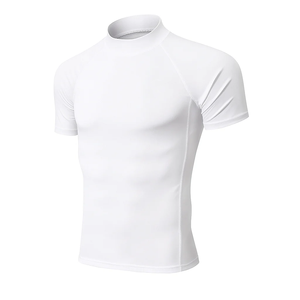 Camiseta Deportiva de Compresión para Hombre, Personalizada al por Mayor, de Alta Elasticidad, Secado Rápido, Transpirable, para Gimnasio, Deportes, Running, Protección contra Rozaduras - Product Image 3