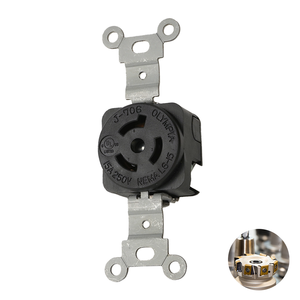 Chất lượng cao thương hiệu NEMA L6-15 15A 250V khóa receptacle có tính năng chèo thuyền và marinas hoàn hảo cho quản lý điện năng - Product Image 1