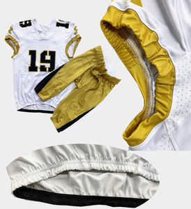 Jersey de práctica de equipo de fútbol americano Premium de Venta caliente/Jersey de práctica de fútbol de malla blanca para hombres - Product Image 4