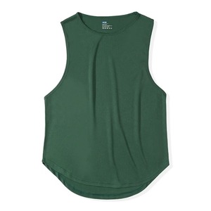 2025 Summer Collection <b>Men's</b> Plus Size Casual <b>Vest</b> Bodybuilding Tank Tops Black <b>White</b> Gray-New Sleeveless Singlets Washed - Product Image 3