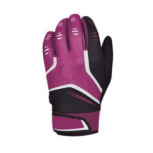 Gants de frappe de baseball et de softball professionnels de haute qualité, en cuir, durables, antidérapants, disponibles pour droitiers et gauchers, à bas prix - Product Image 4