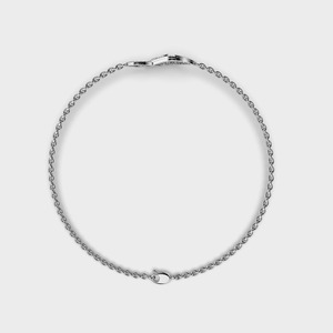 IGI Certified Round Lab Grown Diamond Leaf Motif Chain <b>Bracelet</b> in <b>Solid</b> 925 Sterling <b>Silver</b> - Product Image 4