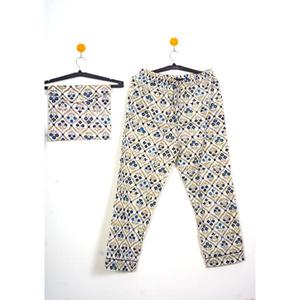 Women's Customisable Cotton Pajama Sets OEM Wholesale Factory Supply Floral Printed Pajama Set Summer Winter Spring Soft <b>Thermal</b> - Product Image 3