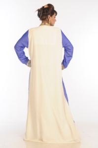 Multicolor Georgette Embroidered Zari Work Islamic <b>Kaftans</b> - Product Image 3