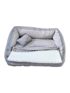 ที่นอนสัตว์เลี้ยงลายพิมพ์ทันสมัย วัสดุโพลีเอสเตอร์นุ่ม ซักล้างได้ ถอดออกได้ ป้องกันการกัดแทะ ใช้ได้ทั้งภายนอกและภายในบ้าน พร้อมซิปปิด - Product Image 2