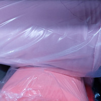 ITY coréen poly tissu polyester spandex uni teint solide diverses couleurs polyester spandex meilleur tissu polyester textile