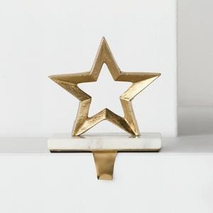 Precio de Fábrica al por Mayor: Soporte de Metal Dorado con Diseño de Ciervo para Calcetines Navideños, Gancho Colgador Artesanal para el Hogar, Caja de Regalo al por Mayor - Product Image 2