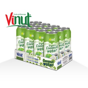 490ml Agua de coco orgánica Sin azúcar añadido Fabricante Embalaje personalizado Etiqueta privada OEM - Product Image 2