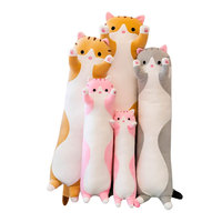 Jouets en peluche de grande taille pour chat mignon coussin de canapé en peluche décoration de la maison