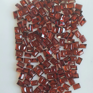 Granate Rojo Natural, Corte Baguette de 4x3 mm, Piedra Preciosa Suelta de la Mejor Calidad, Certificada para la Fabricación de Joyas - Product Image 4