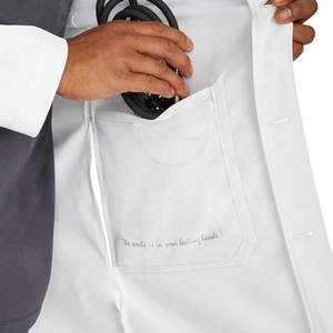 Venta al por mayor personalizado de buena calidad Hospital uniforme bata de laboratorio uniforme vestido bata Médica Quirúrgica bata de laboratorio para la venta - Product Image 4