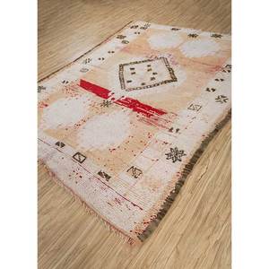 พรมขนสัตว์ถักมือสีเบจและสีน้ำตาลลายเรขาคณิตสำหรับห้องนั่งเล่นและรถยนต์ ขนาด 9x12 รุ่น Pae-4547 - Product Image 2