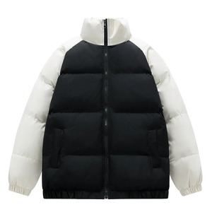2024 hiver chaud coupe-vent vestes hommes Streetwear Patchwork épais Parkas vers le bas coton rembourré manteau hommes coréen bulle bouffante veste - Product Image 6