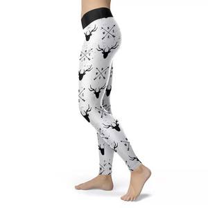 Pantalones de compresión para mujer, ropa deportiva, ropa de Yoga para Fitness, estampado por sublimación, Spandex, poliéster, transpirable, de secado rápido, mallas para mujer - Product Image 2