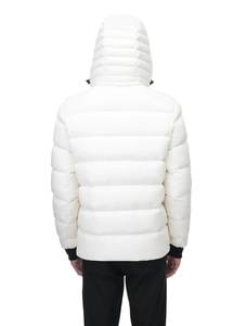 Chaqueta Acolchada Reversible para Hombre, Elegante, con Cuello Alto, Delgada, Impermeable, Negra, con Logotipo Personalizado OEM - Product Image 2