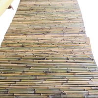 Paneles de pared de bambú tejidos a mano para decoración de granjas y cercado de ganado
