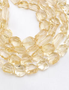 พลอยซิทรินธรรมชาติจากบราซิล ทรงเหลี่ยมเจียระไน สำหรับทำเครื่องประดับชั้นดี - Product Image 3