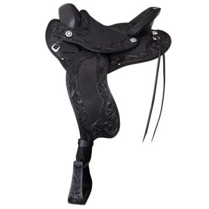 Juego de tachuelas para montar a caballo ecuestre sin cuernos, sillín de cuero americano más vendido, sillín de caballo occidental para sillín de Carreras de Caballos - Product Image 1