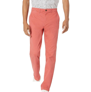 Pantalon chino formel pour homme, taille européenne, coupe slim, couleur personnalisée, fermeture éclair, pantalon droit fin pour l'extérieur, été, pantalon crayon - Product Image 1