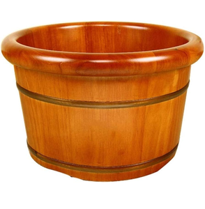 Lavabo en bois masseur de pieds baignoire artisanat prix bon marché salon et usage domestique pour vente personnalisée - Product Image 3