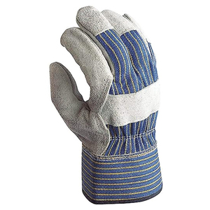 Guantes de trabajo de jardinería resistentes con agarre de seguridad Guantes de trabajo de construcción de cuero de vaca de la mejor calidad al por mayor - Product Image 2