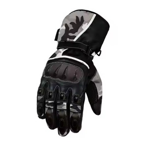 Best Quality Genuine Leather Motorbike Gloves New Design Racing Gloves Comfortable Sheep <b>Skin</b> Fashion Leather Motorbike Gloves - Product Image 3