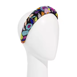 Easter & Mardi Grass <b>Headband</b> High-quality beaded <b>headbands</b> <b>womens</b> handmade embroidery hair accessories <b>Headband</b> - Product Image 3