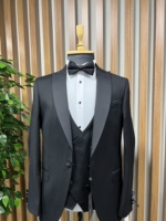 Costume de mariage et d'affaires ZEYREK de marque turque, grande taille, croisé, infroissable, de luxe, élégant et confortable pour homme