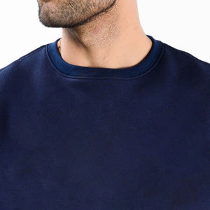 Super Comfortable Men's Long Sleeve Pullover Hoodie Customizable Super Quality Blank Sweatshirt Fleece <b>Crewneck</b> for Winter - Product Image 5