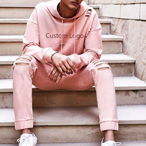 Venta al por mayor cremallera completa sudaderas con capucha hombres algodón tecnología polar transpirable chándal ropa deportiva Jogger chándal hombres chándal OEM - Product Image 4