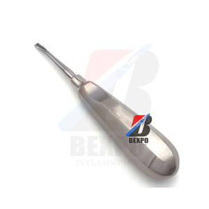 Lindo-Levien Instrument manuel en acier chirurgical 4mm ascenseur incurvé nettoyage d'extraction dentaire équipement de remplissage des dents - Product Image 1