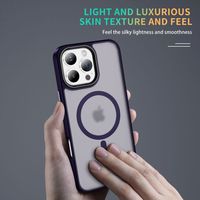 Casing Handphone Mewah Transparan Berlapis Elektroplating dengan Tekstur Kulit, Magnetik, dan Bahan TPU+Akrilik, Harga Pabrik Grosir Kustom Baru